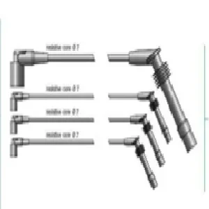 BUJİ KABLOSU TK. ( 5 KABLO - C12NZ - C14NE ) ASTRA F - CORSA B 1.2 - 1.4İ 8V