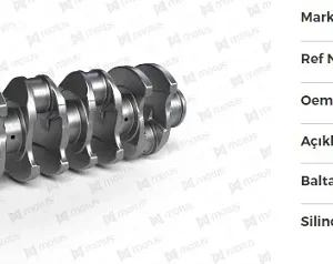 KRANK FORD TRANSIT V184 2.4 TDCI - GÜÇLENDİRİLMİŞ