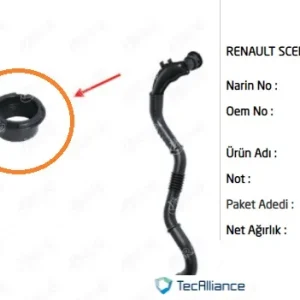 TURBO BORUSU CONTASI MEGANE II 1.5 DCI - SCENIC II 1.5DCI
