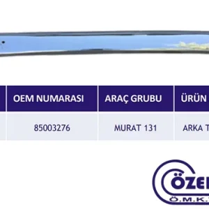 TAMPON ARKA ( NİKELAJLI ) MURAT 131