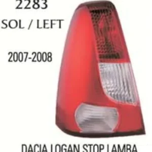 STOP LAMBASI SOL 07-08 ( BEYAZ REFLEKTÖRLÜ ) DACİA LOGAN