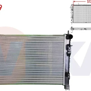 RADYATÖR 12- CLIO IV - SYMBOL JOY - LOGAN 1.5 DCİ