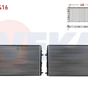 RADYATÖR MEKANIK VW POLO (9N_) 1.4i 16v M-T 2001-2012