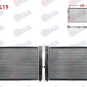 RADYATÖR MEKANIK VW PASSAT (3B3) 1.6 M-T 1996-2005