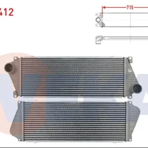 TURBO RADYATÖRÜ (INTERCOOLER) VW LT 28-35 II (2DB,2DE,2DK) 2.5 TDI 1996-2006