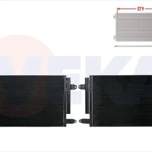 KLİMA RADYATÖRÜ VW GOLF V (1K1) 1.6i A-T-M-T 2003-2009