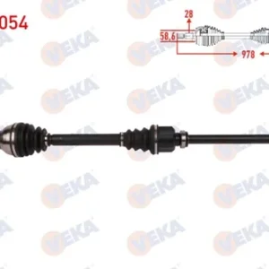 AKS KOMPLE SAĞ ÖN UZUNLUK 978mm CITROEN C5 III 1.6 HDI A-T 2008-2015- PEUGEOT 508 1.6 THP A-T 2010-