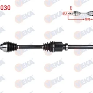AKS KOMPLE SAĞ ÖN UZUNLUK 1092mm FORD TOURNEO CUSTOM (V362) KISA SASE 2.2 TDCI 155 HP 2012-