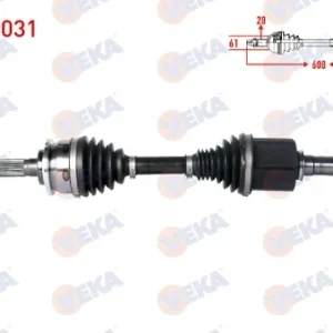 AKS KOMPLE SOL ÖN FORD RANGER (TKE) 2.2 TDCI - 3.2 TDCI A-T-M-T UZUNLUK 608mm 2011-