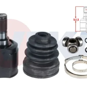 AKS KAFASI SOL-SAG ÖN İÇ 94-00 HYUNDAI ACCENT I 1.3i