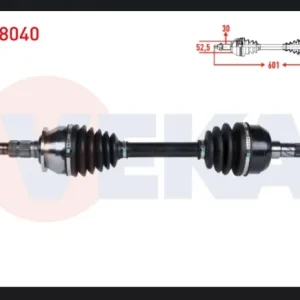 AKS KOMPLE SOL ÖN OPEL ASTRA J 1.6 TURBO (A16LET) M-T UZUNLUK 601mm 2009-2016