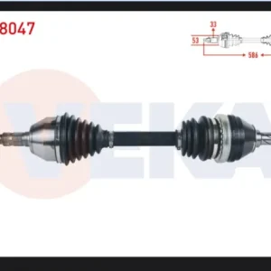 AKS KOMPLE SOL ÖN UZUNLUK 586mm OPEL ASTRA H 1.7 CDTI M-T 2004-2010 - ZAFIRA B 1.8 M-T 2005-2011