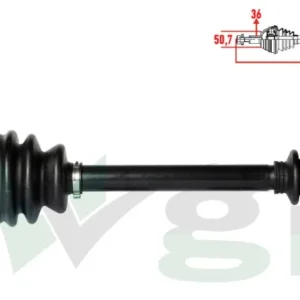 AKS KOMPLE ÖN SOL VW POLO 1.4