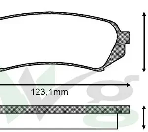 FREN BALATASI ARKA 98-07 TOYOTA LAND CRUISER 4.2 TD 17.50mm
