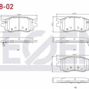 FREN BALATASI ÖN İKAZLI ACCENT ERA-HYUNDAİ İ30-İ20-İX20-İX35-SONATO-CEED-CERATO-RIO II