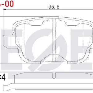 FREN BALATASI ARKA 04-14 FOCUS-GALAXY-KUGA I-MONDEO IV-S/MAX-VOLVO S80 II-V70 III-FREELANDER II