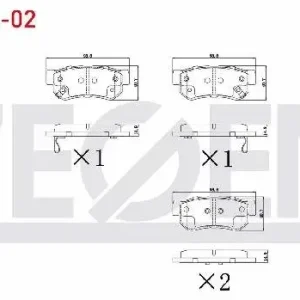 FREN BALATA ARKA 02-08 HYUNDAİ İ20 - İ30