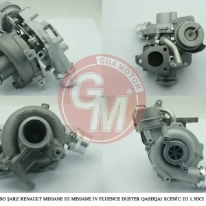 TURBO KOMPLE ( K9K - 110BG ) EURO 6 MGN III- IV- FLUENCE- DUSTER- QASHQAI- SCENİC III 1.5 DCI