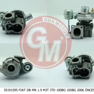TURBO KOMPLE ( 100 BG - 105 BG ) DOBLO I 1.9 JTD - ALFA 147 1.9 JTD