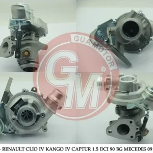 TURBO KOMPLE ( K9K - 90BG ) CLIO IV- KANGO III- CAPTUR- DOKKER- LOGAN- SANDERO- CİTAN 1.5 DCİ