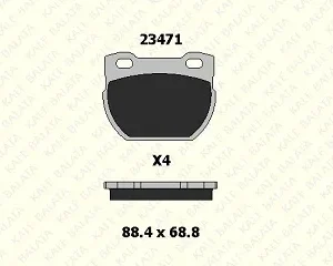 FREN BALATASI ARKA 90-95 LAND ROVER DEFENDER 110-2 -5 90 TDİ