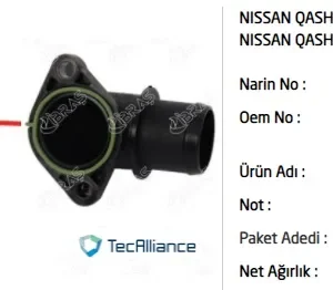 TURBO BORUSU CONTASI NISSAN QASHQAI 1.5 DCİ - 2.0 DCI