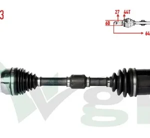 AKS KOMPLE SOL ABSLİ 04-12 KIA CERATO (LD) 1.6 CRDI M-T 44 DIS