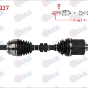 AKS KOMPLE SOL ÖN UZUNLUK 622mm NISSAN QASHQAI (J11) 1.6 DCI 4x4 M-T 2014-