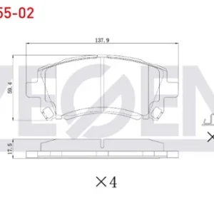 FREN BALATASI ON SUBARU FORESTER (SF) 1995-2002 IMPREZA 1992-2000 / IMPREZA 2000-2007 / LEGACY II