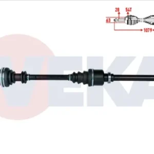 AKS KOMPLE SAĞ ÖN DUCATO (230) 2.5 TDI ABSLİ 54 DIS UZUNLUK 1079mm 1994-2002