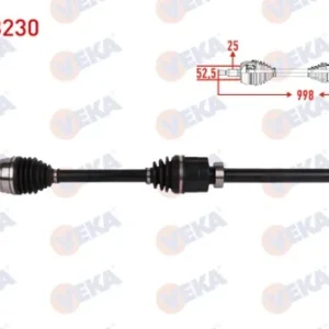 AKS KOMPLE SAĞ ÖN UZUNLUK 998mm RENAULT MEGANE IV 1.3 Tce-1.5 Blue dCi (EURO 6) 7 A-T (SNZ-DW5)