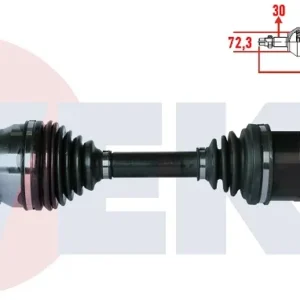 AKS KOMPLE SOL-SAĞ 05-11 TOYOTA HI-LUX 2.5 D-4D